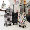 Benella Lightweight Mini Portable Shopping Cart Shopping Line Black