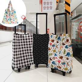 Benella Lightweight Mini Portable Shopping Cart Shopping Line Black