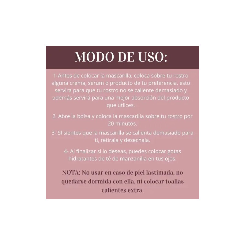 Mascarilla Termica Con Carbon Activado Hidrata Y Nutre Osito