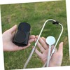 MAGICLULU 2pcs Stethoscope Holder for Scrubs PU Stethoscope Hip Holder
