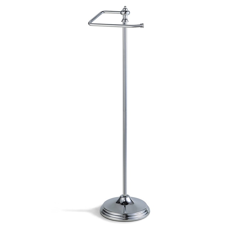 SunnyPoint Bathroom Free Standing Toilet Tissue Paper Roll Holder Stand