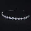 Teyglen Fashion Zircon Rhinestone Headband Thin Crystal Rhinestone Hair Hoop