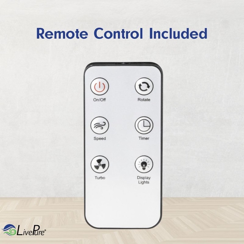 LivePure Bladeless Indoor/Outdoor Rechargeable Fan, Teal