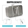 AIKE Updated Stainless Steel Wall Mounted Soap Dispenser 1100ml Large