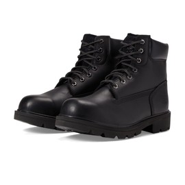 Timberland PRO® Sawhorse 6" Composite Safety Toe Shoes for Men and Women – Molded EVA Midsole - Padded Black 1 Men's 12, Women's 13.5 Wide