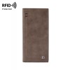 Unbranded RFID Leather Long Wallet for Men Cowboy Western Bifold