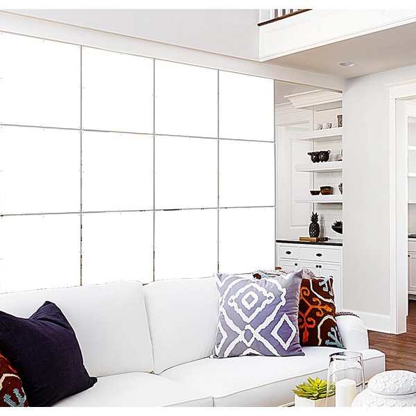 Lchen Solid Hanging Room Divider,12 Pieces Solid Board Screen Panels