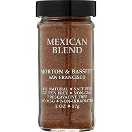Morton & Bassett Mexican Spice Blend, All Natural, Kosher, MSG Free, Gluten Free & Non-GMO, 2 Ounce (Pack of 3)