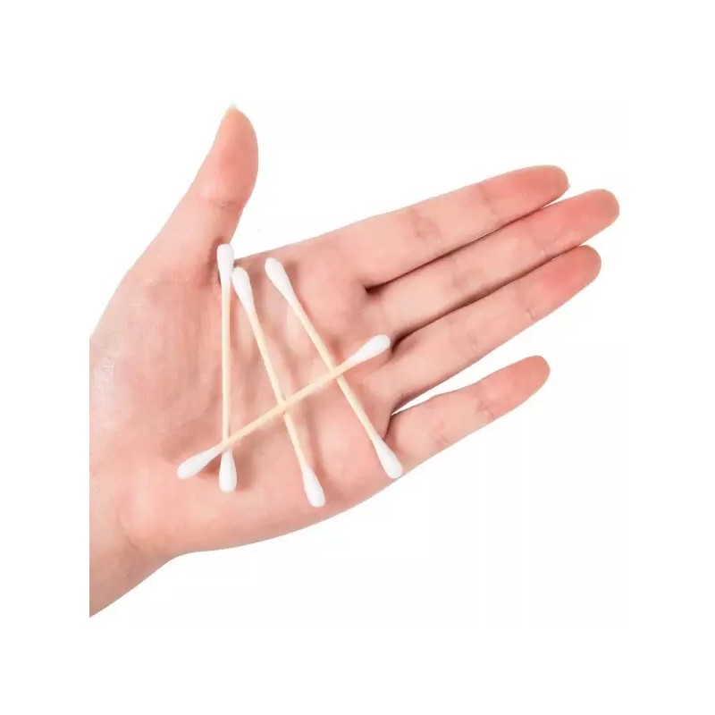 Xumzee의 강력한 대나무 스틱이 있는 300ct 면봉 100 순수 천연