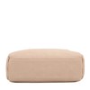 FashionPuzzle Triple Zip Small Crossbody Bag, Nude, One Size