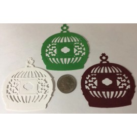 Craft-N-Shed,Handmade ORNAMENTAL BIRDHOUSE Die-Cuts (6pc)Approx.2-