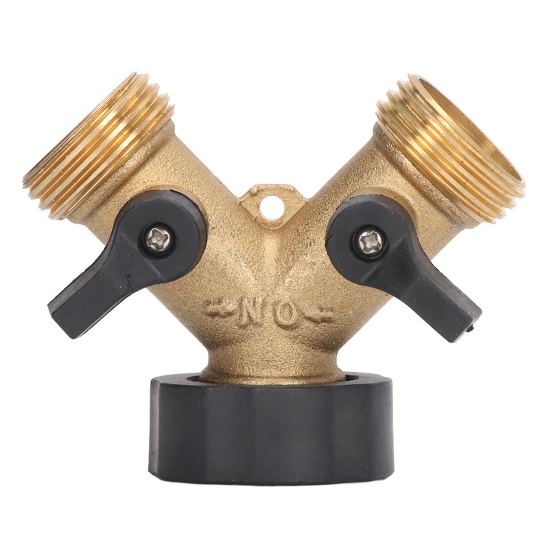 2 Way Ball Valve Durable Brass Plastic Valve Switch 3/4in