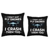 Drone Flying Camera RC Quadcopter Racing Pilot Throw Pillow