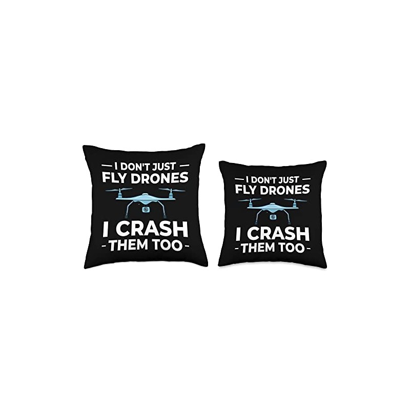 Drone Flying Camera RC Quadcopter Racing Pilot Throw Pillow