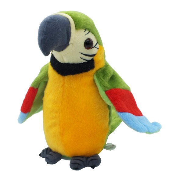 Vincilee Talking Parrot Repeats What You Say Mimicry Pet Toy