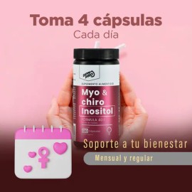 Inositol 40:1 + Colágeno En Polvo - Apoyo Para Equilibrio Hormonal, Salud De La Piel Y Bienestar Femenino | Mejora La Elasticidad De La Piel Y Promueve El Balance Metabólico