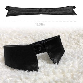 Gracelife Unique Style False Collar Peter Pan Blouse Detachable Choker Necklace Faux Collar (Black 16)
