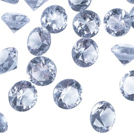 Babenest - Relleno de jarrón de acrílico con diamantes falsos, 240 piezas de diamantes de imitación de 3/4 pulgadas, joyas para dispersar mesa, bodas, fiestas, eventos, artes y manualidades