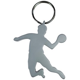Munkees keyring handballer I handball pendant integrated bottle opener, silver