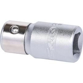 KS Tools 911.4327 Bit Adaptor Socket+Retaining Ring, 1/4-Inch