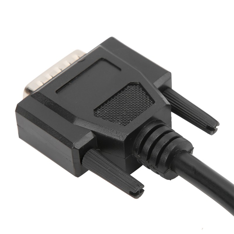 36cm/14.17in Anto Cable Connector Adapter ABS Black Good Conductivity Car