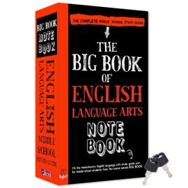 Deversion Book Safe Storage Box with Real Pages Combination Lock and Key Lock Box Money Safe Book Storage Lock Boxes for Personal Items 9.3''x6.0''x2.3'' (English Arts-Key)