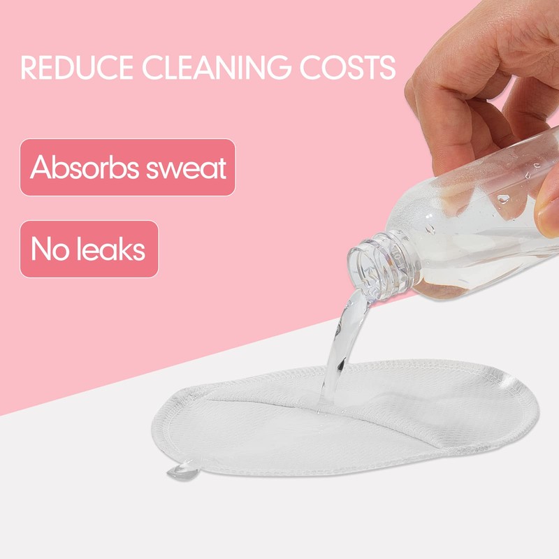 4 Pairs Underarm Sweat Pads Reusable Armpit Absorbing Guards Washable