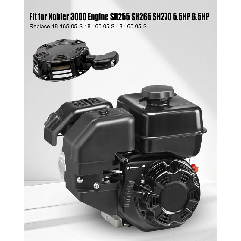 QAGGUM Recoil Starter Assembly Fit for Kohler 3000 SH255 SH265