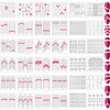 Onwon 1275 Pieces 49 Patterns Designs Nail Art Stencils French