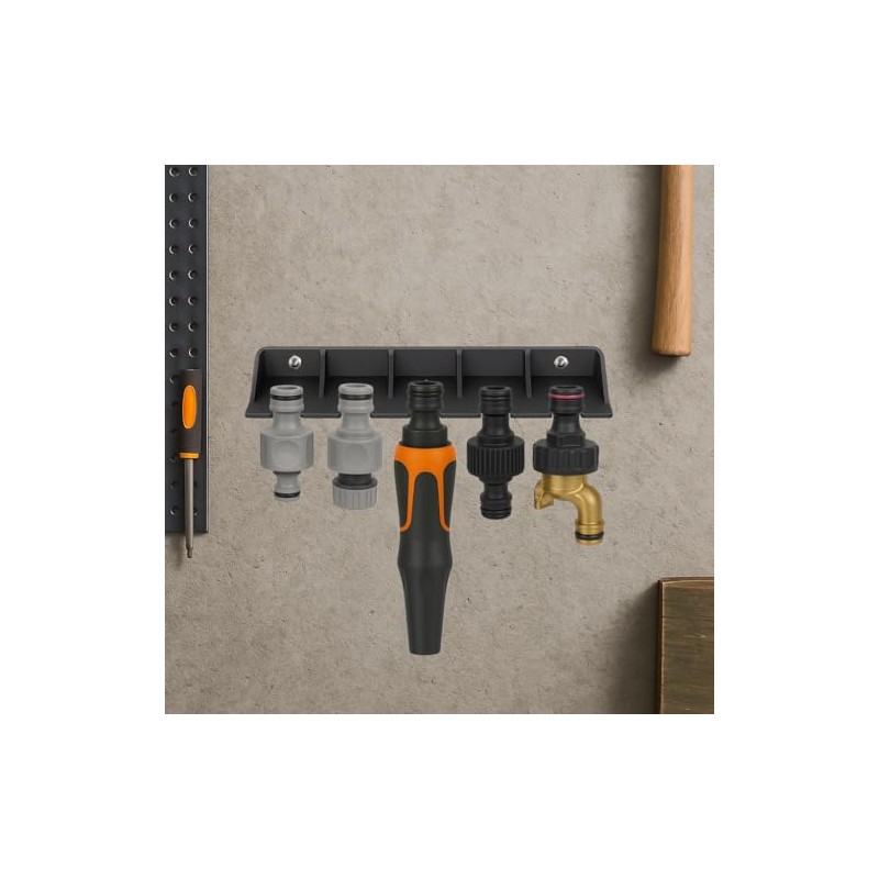 Naturalspring® Wall Bracket for Gardena Couplings & Adapters & Hoses