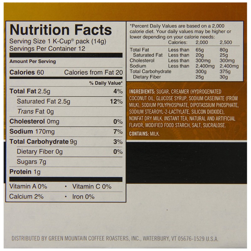Cafe Escapes Chai Latte, K-Cup Portion Pack for Keurig Brewers,