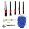 11PCS Car Cleaning Detailing Brush Set Interior Exterior Plastic for