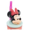 OM SUPPLIES Minnie 3D Figurine Cartoon Characters Reusable Tumbler Childrens