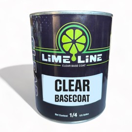 LiME LiNE Clear Automotive Basecoat Paint, Quart, Intercoat Binder, Carrier for Transparent Candy Paint Metallics and Pearls