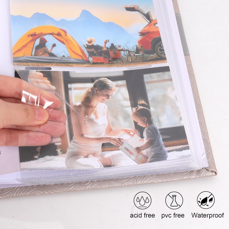 RECUTMS Photo Album with Writing Space 4x6 300 Pockets Photo