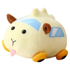 Rifuli # Stuffed Plush Doll Toy Set Squarepants Doll Action Figure Stuffed Animal Doll Birthday Gift Bed Throw Pillow (Beige, A)