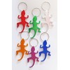 Aluminium Lizard Salamander Bottle opener Keyrings 12 units