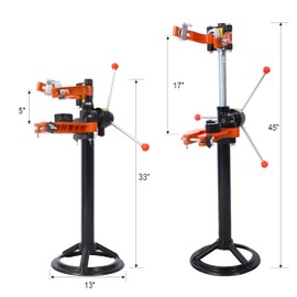 Benicabaly 20-Inch Hand Operated Strut Coil Spring Press for Safe and Efficient Auto Repairs, Durable and User-Friendly Design