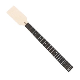 Yinfente Electric Guitar Neck 24 Fret 25.5inch Maple Neck Ebony Fretboard for Replacement