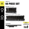 TIGHTSPOT 3/8" Drive 50pc Impact Socket PRO SET, our Most