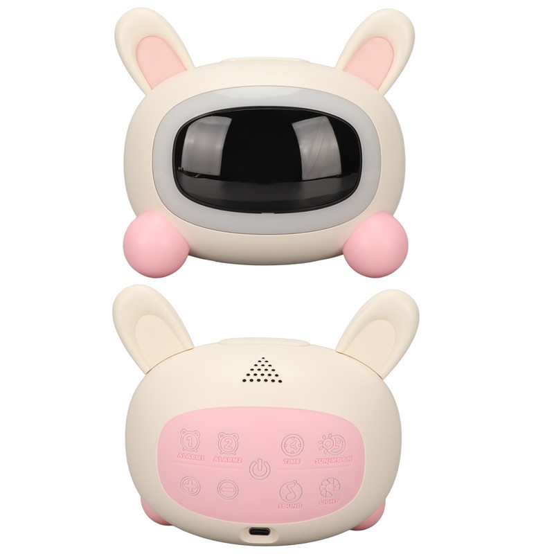 Kids Wake Clock Cartoon Kids Sleep Training Clock with Night