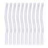 100Pcs Spiral Binding Coils Plastic Dia 9.5mm 3/8in 48 Teeth
