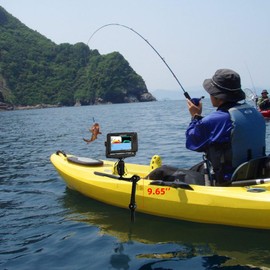 Hitorhike Fishing Finder Holder Mount Accessories with Transducer Extender Arm (1Pack)