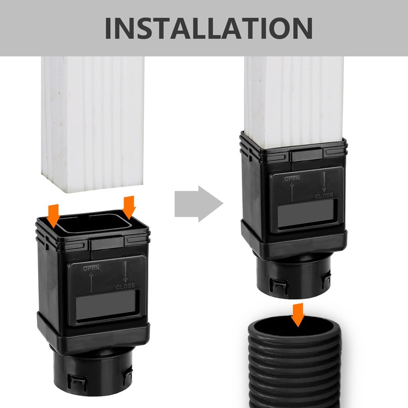 MARKBIT Downspout Filter, Downspout Leaf Filter, Gutter Downspout Guard, Downspout