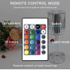 TOMSHINE Crystal Diamond Table Lamp, 16 Colors USB Charging Touch