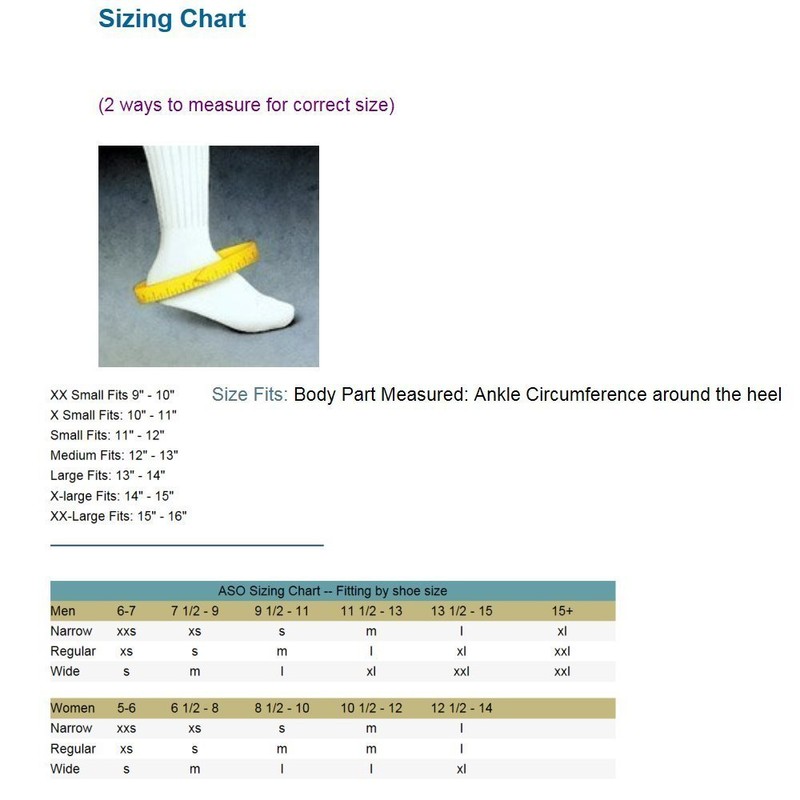 ASO EVO Ankle Stabilizer Brace (XSmall - White)