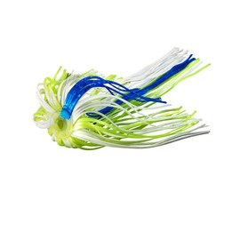 War Eagle WESK36 War Skirt Artificial Fishing Bait, White Chartreuse Blue
