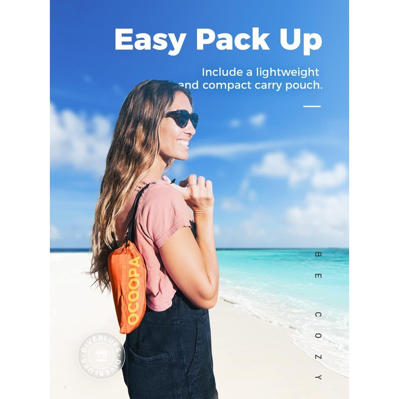 OCOOPA Beach Blanket, Sand-Free, Super Large, 220 x 210 cm,