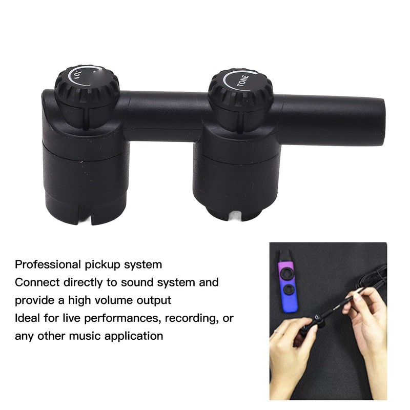 Kazoo Pickup, Kazoo Pickup Double Holes with Cable Plug and