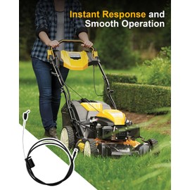 NTSUMI 946-05209B Speed Control Cable Fit for MTD Cub Cadet SC 300 500 HW E Z Series Walk Behind Mowers, Lawn Mower Drive Cable Replace 946-05209A 946-05209 746-05209 746-05209A 746-05209B